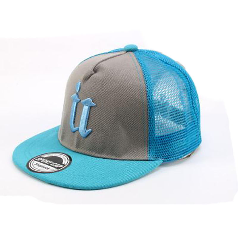 平板嘻哈網眼帽定制