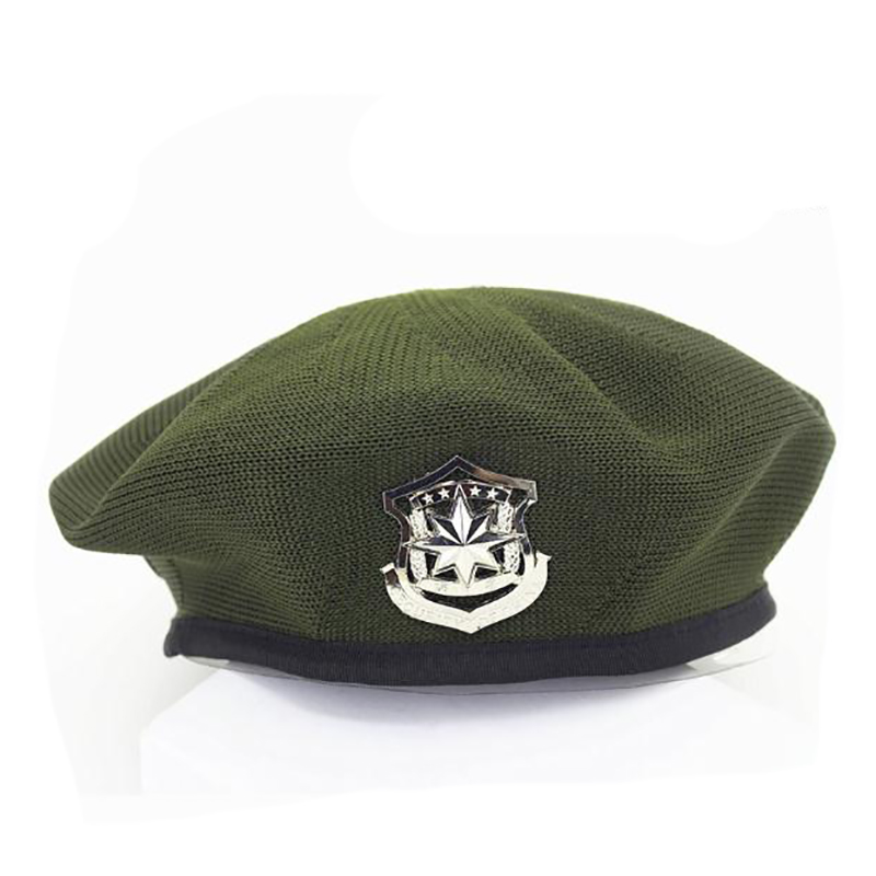 軍綠針織定型帽定制-針織帽訂制廠家