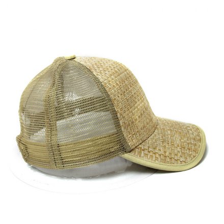 定型草編透氣帽定制