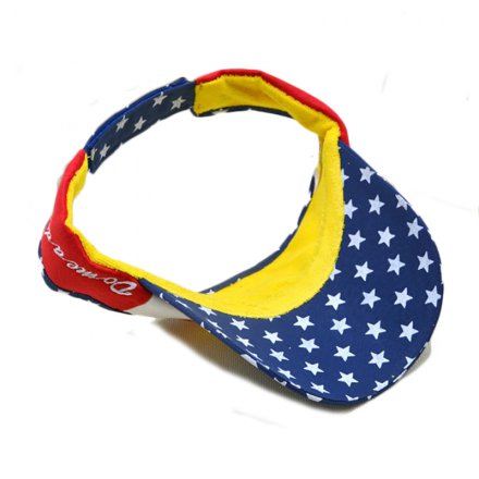 印花兒童遮陽空頂帽定制