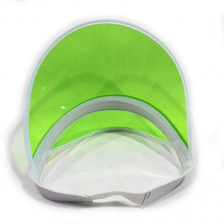 透明膠片防曬空頂帽定制