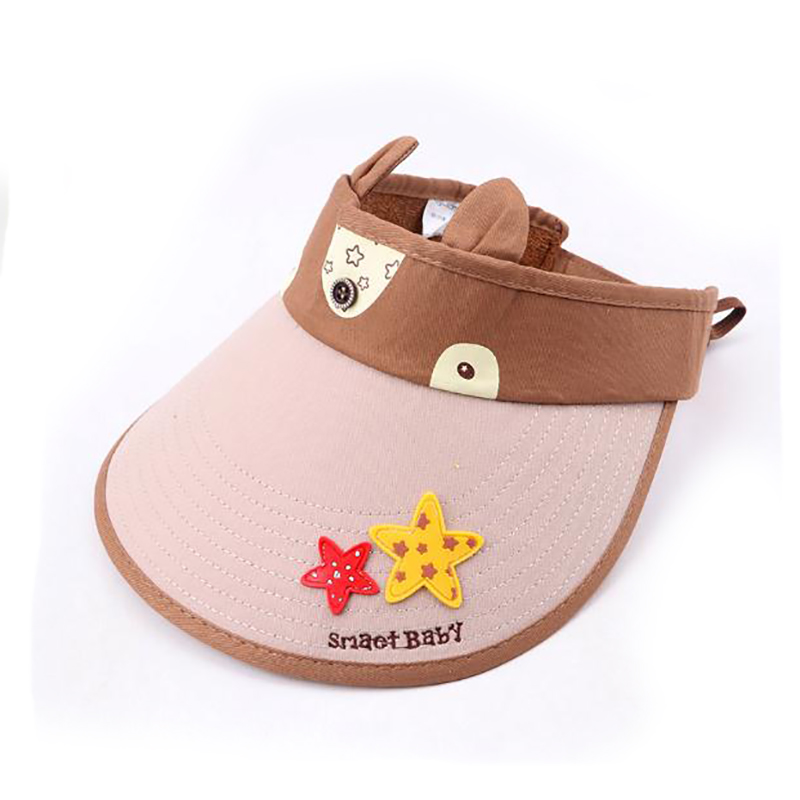 可折卷兒童跑步空頂帽定制