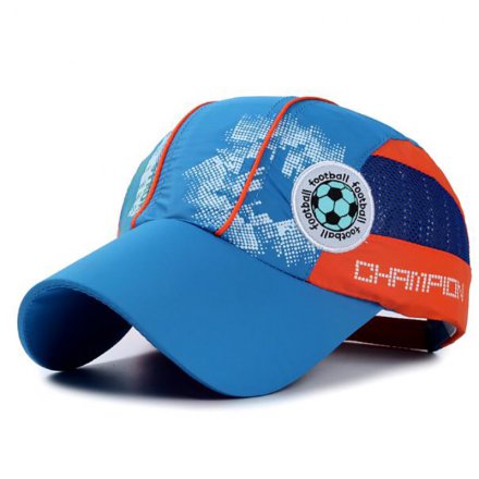 足球活動繡花兒童帽定制