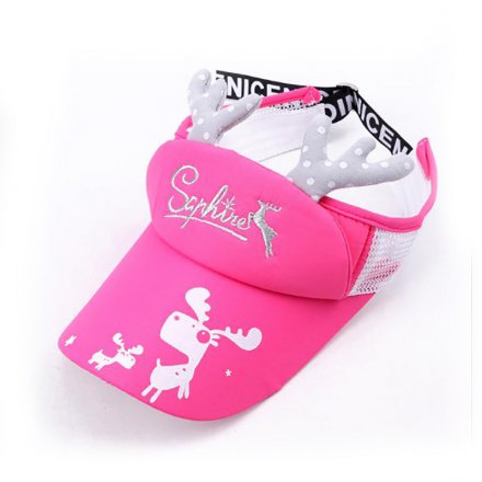 夏季無頂防紫外線學(xué)生帽定做