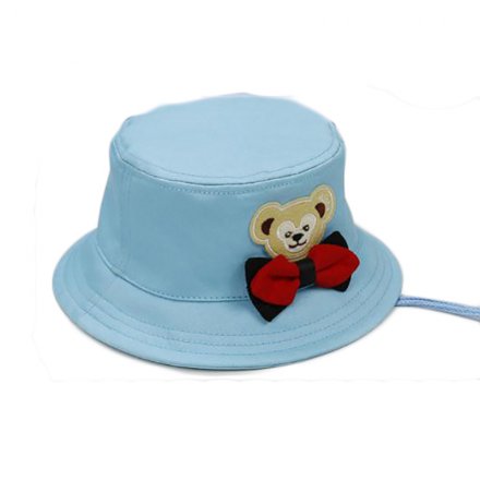 單色兒童卡通漁夫帽定制