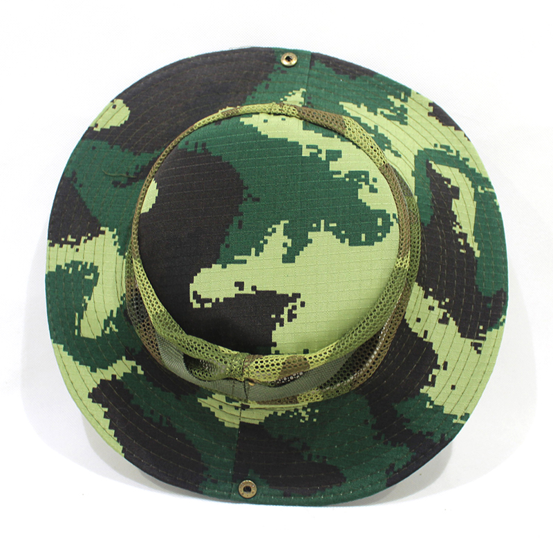 迷彩休閑透氣帽定制-休閑漁夫帽廠家