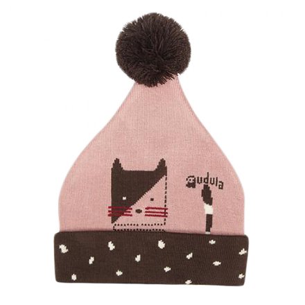 提花針織親子帽定制