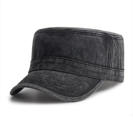 洗水做舊牛仔平頂帽定制