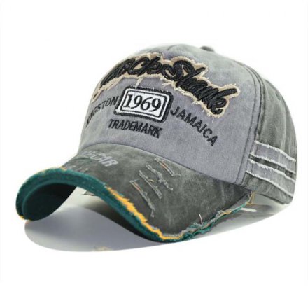 貼布繡韓版磨邊洗水帽定制