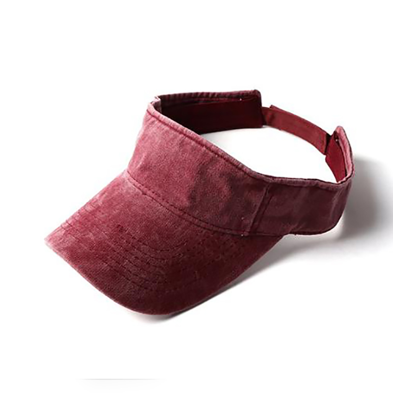 休閑遮陽洗水空頂帽定制