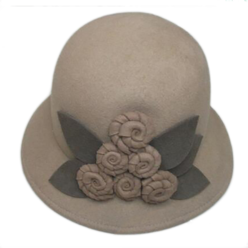 女士休閑氈帽訂制-廣東氈帽廠家