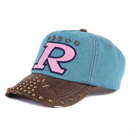朋克風運動鉚釘棒球帽定制
