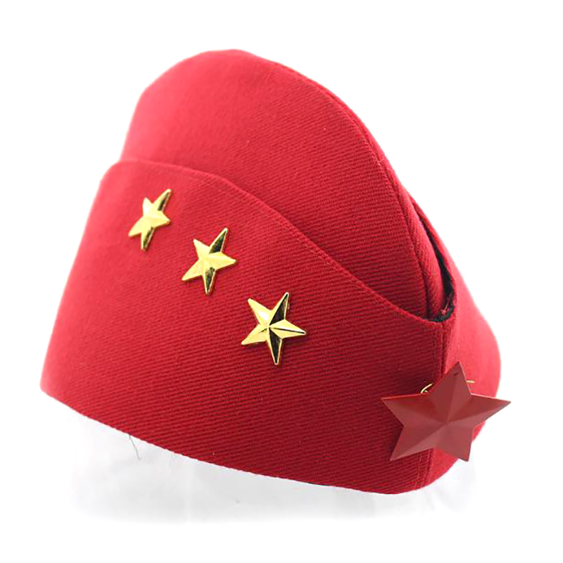 個性針織定型軍帽定制-定型帽廠家