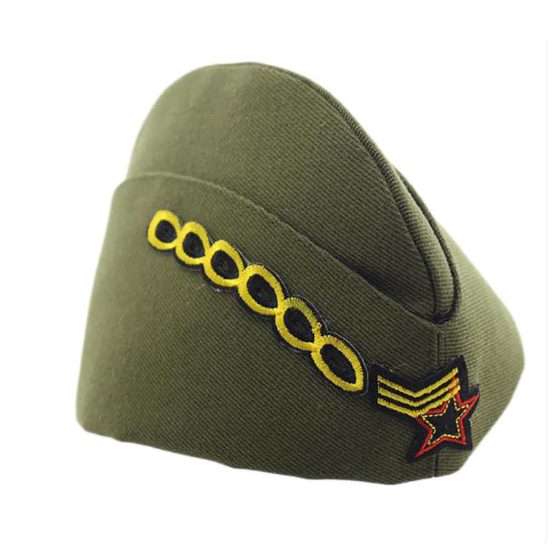 個性針織定型軍帽定制-定型帽廠家