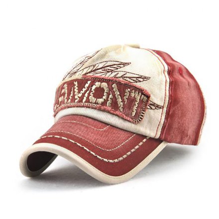 貼布繡洗水套色棒球帽定制
