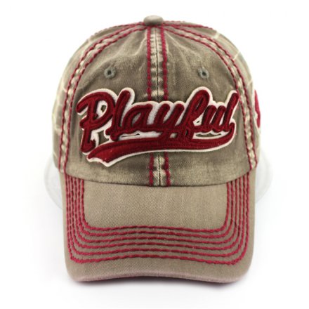 刺繡套色六頁帽定制