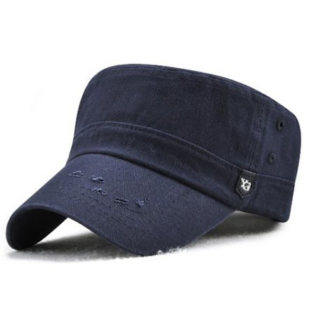 做舊洗水磨破平頂帽定制