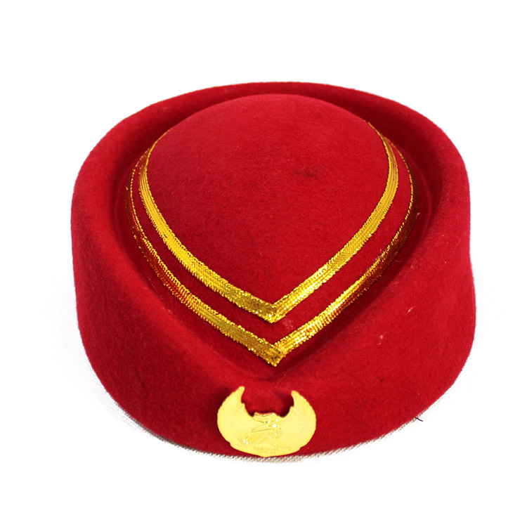 純棉空姐帽定制-空姐帽訂制廠家