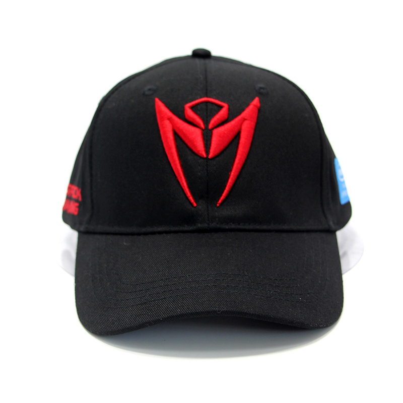 戶外登山休閑字母刺繡運動帽定做