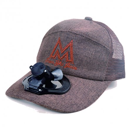 夏季遮陽防曬太陽能風扇帽定做